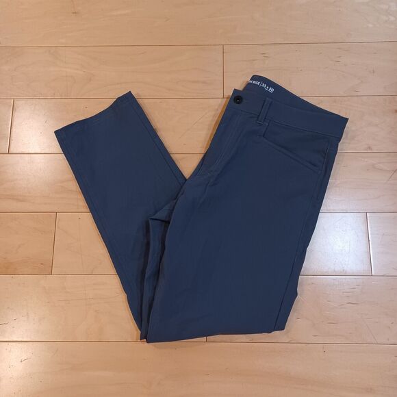 Western Rise Evolution Performance Pants 33x30 (Fit 33x 28) Navy Blue Slim Fit